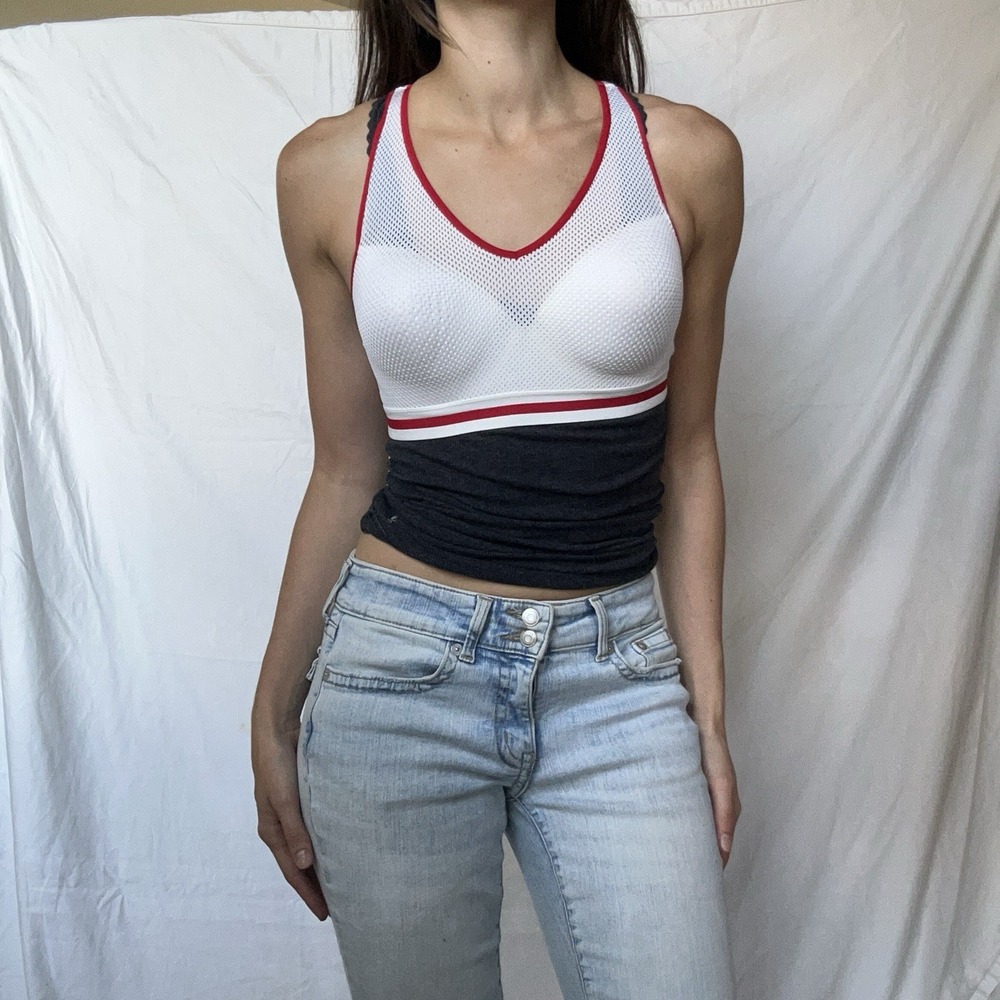 2000s Victoria's Secret Mesh Sports Bra Y2K Athleisure RARE